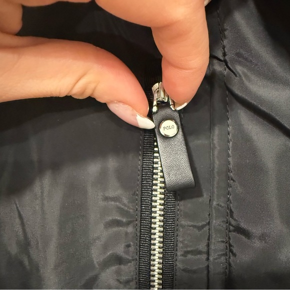 Polo Golf Ralph Lauren Water Repellant Golf Jacket Black Nylon Women’s XS - Picture 4 of 10